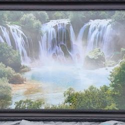 Waterfall Pic With Frame