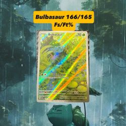 Bulbasaur 166/165 Pokemon card