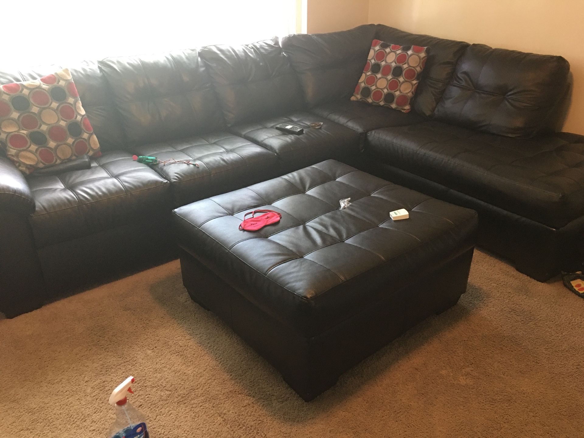 Leather Sectional/Sofa