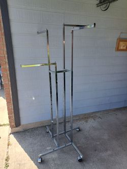 Straight Arm Clothes Rack - 4 Way