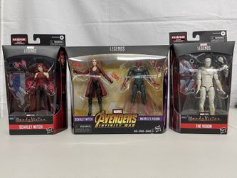 Marvel Legends Scarlet Witch (Wanda) and Vision. Infinity War. Wanda Vision.