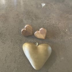 Heart And Earring Set