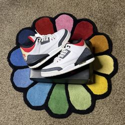 Air Jordan 3 Fire Red Denim