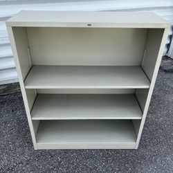 Steel Beige Metal Adjustable Shelf Utility Heavy Duty Shelving! Great for Garage!34.5x12.5x41.5in 