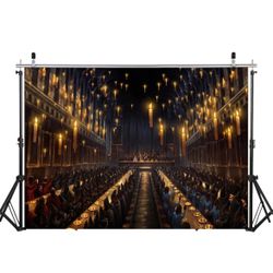 Hogwarts Harry Potter Backdrop Studio Background Banner Party Decor 5 X 3 Feet