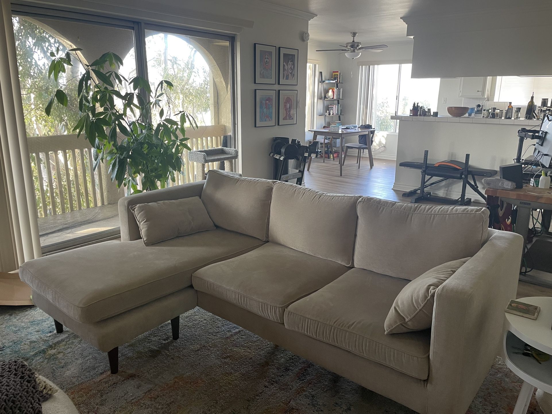 FREE Sofa With Chaise Pickup Required