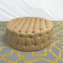 ( Delivery Available ) Safavieh Charlene Tufted Ottoman