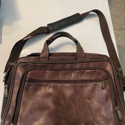 Brown Leather Computer Bag