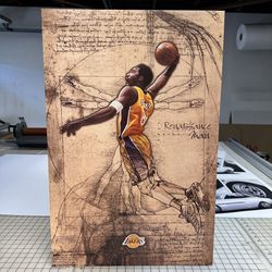 Lakers Kobe Bryant Mamba Mentality Poster Board Supreme Ikonick Off White
