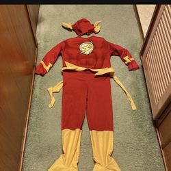 Boys Costume Flash Sz S