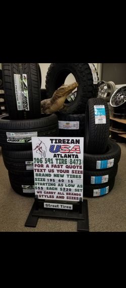 195 60 15 BRAND NEW TIRE TIRES $55 EACH $220 SET