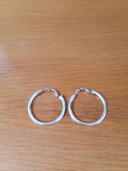 SILVER PIERCED EARRINGS