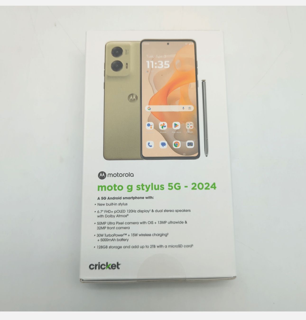 NEW CRICKET MOTO G STYLUS 5G -2004