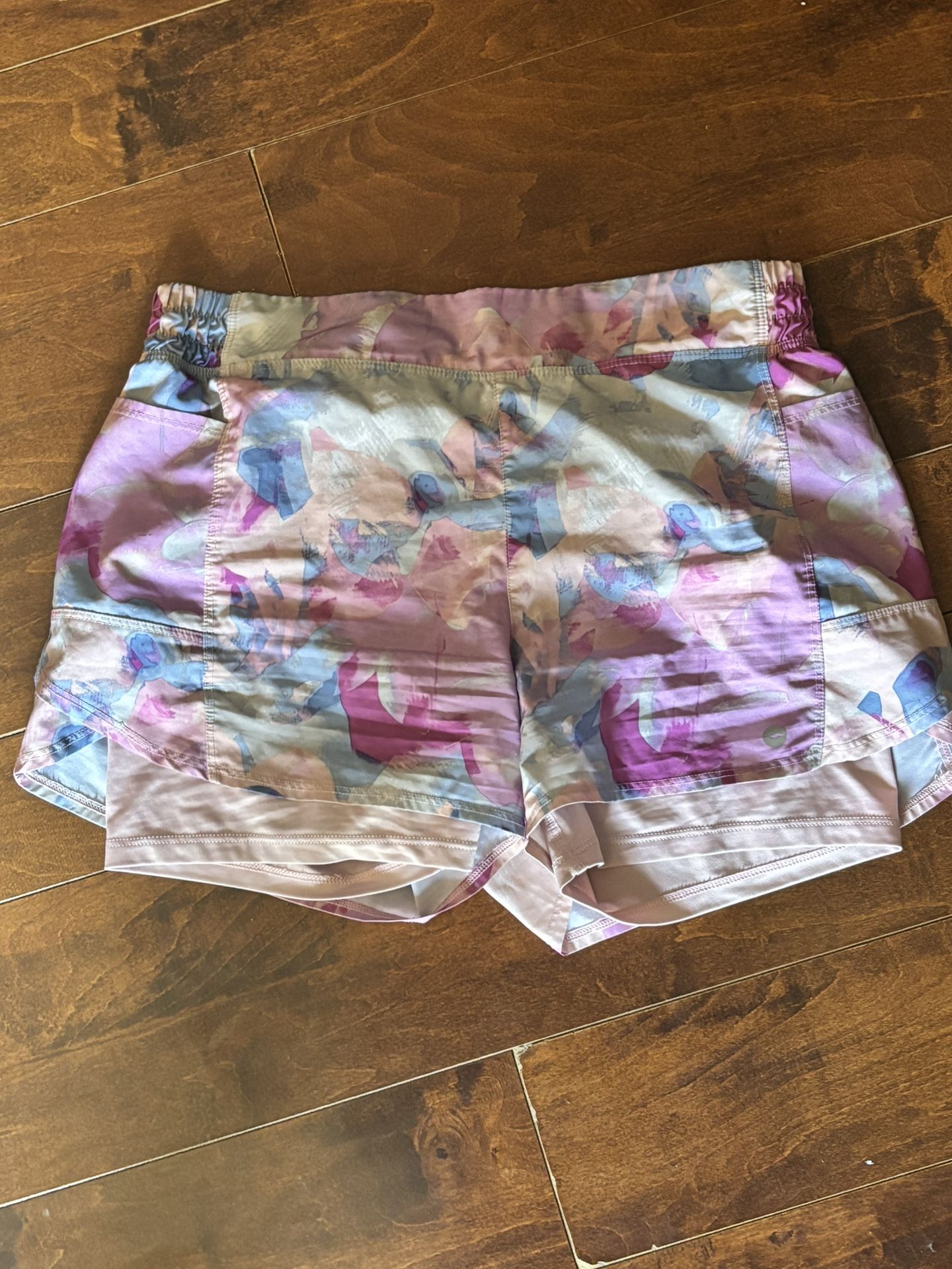 Camo Gym Shorts With Different Colors Of Them
