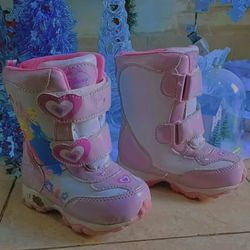 Girl Toddler Snow Boots Size 7