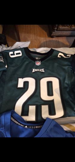 Philadelphia Eagles jersey features the name "MURRAY" and number "29" worn by running back DeMarco Murray