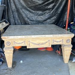 William Switzer Marble Coffee Table 