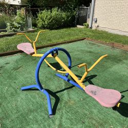 Playground swing for kids.