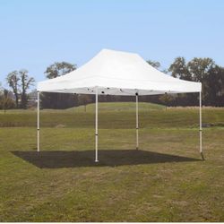 10x15  Pop Up Canopy Tent Portable  Instant Canopies Outdoor Market Shelter 10 x 15 White Canopy