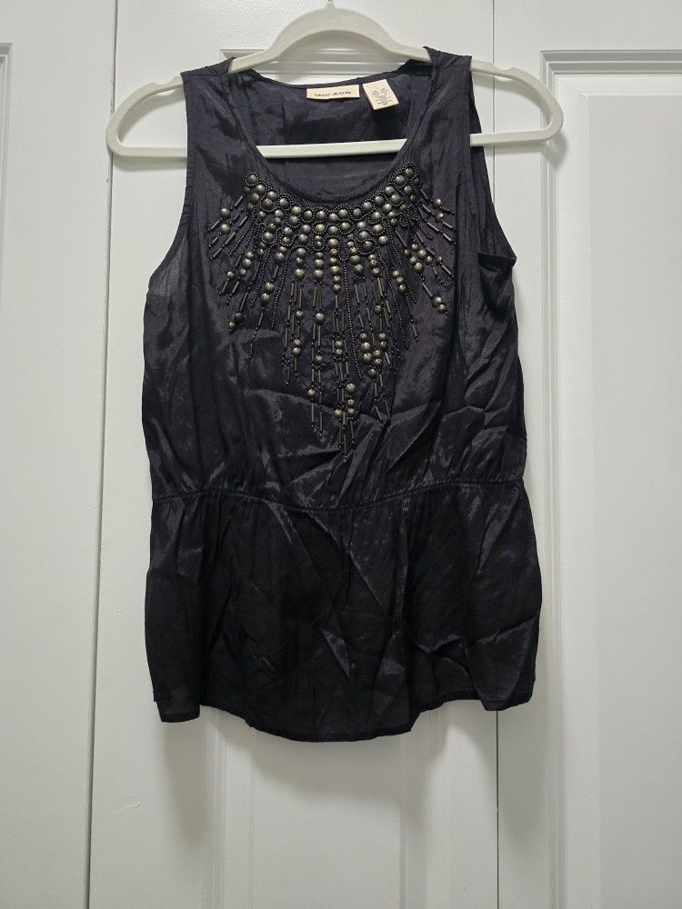 Womens DKNY XS Elastic Waist Camisole
