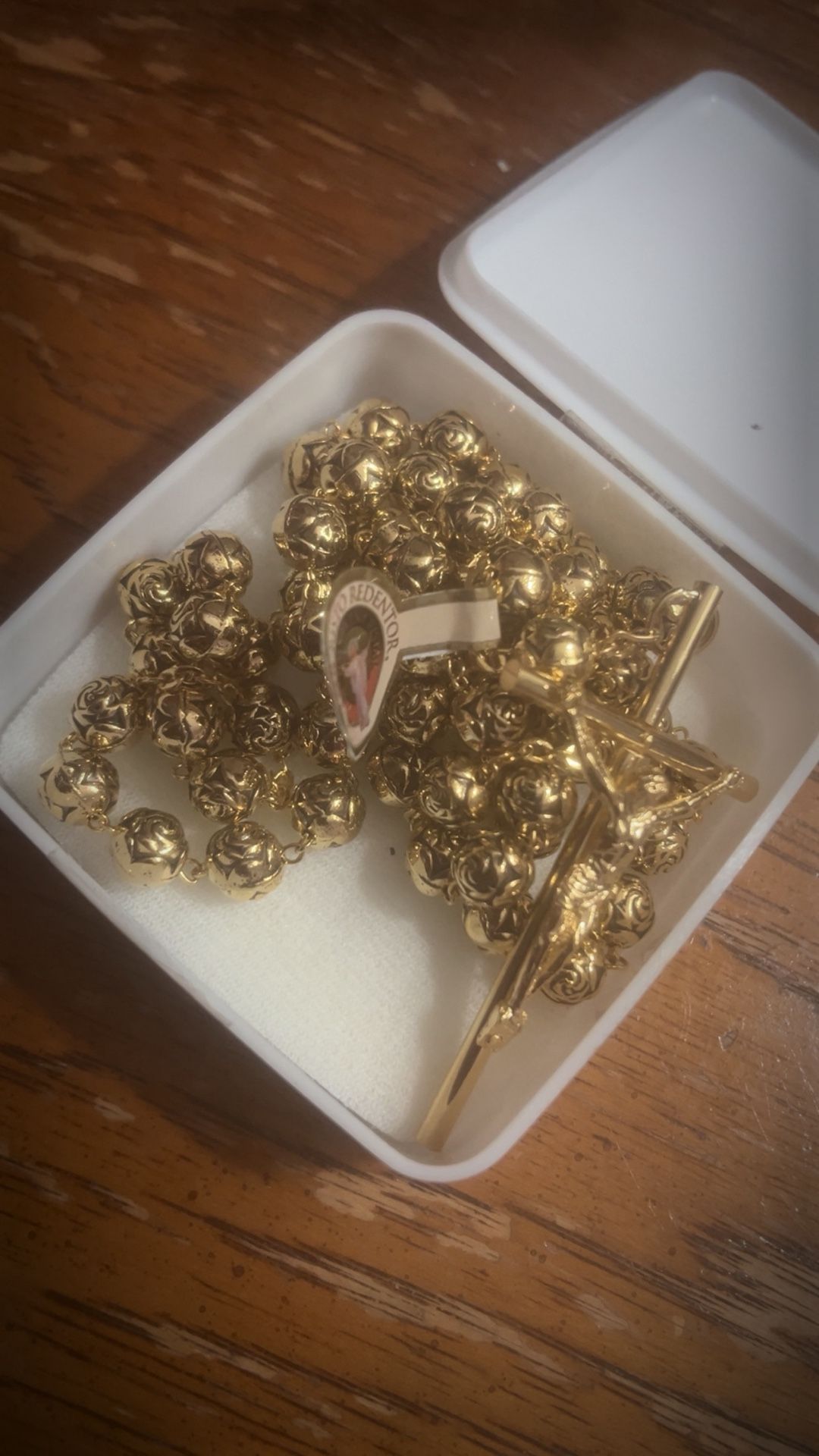 Gold rosary 24 K Baño