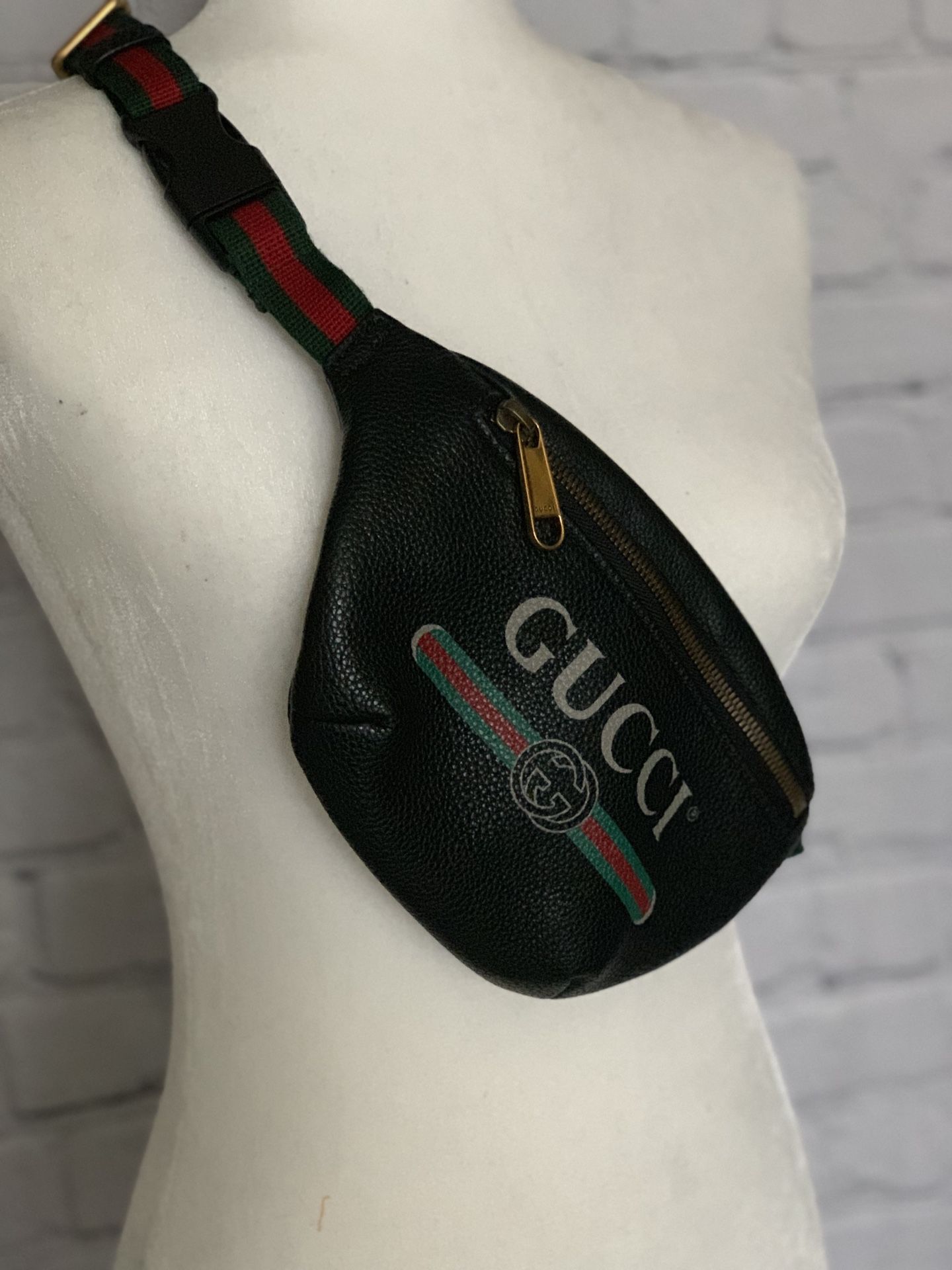 Authentic Gucci Leather Belt Bag