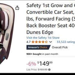 Safety 1st Grow And Go Car Seat