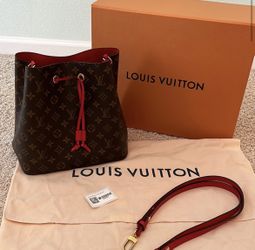 Louis Vuitton Neonoe Purse Red