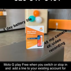 Free moto g Play/ $15 Add A Line To Your Account