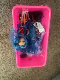 dolls and clothes