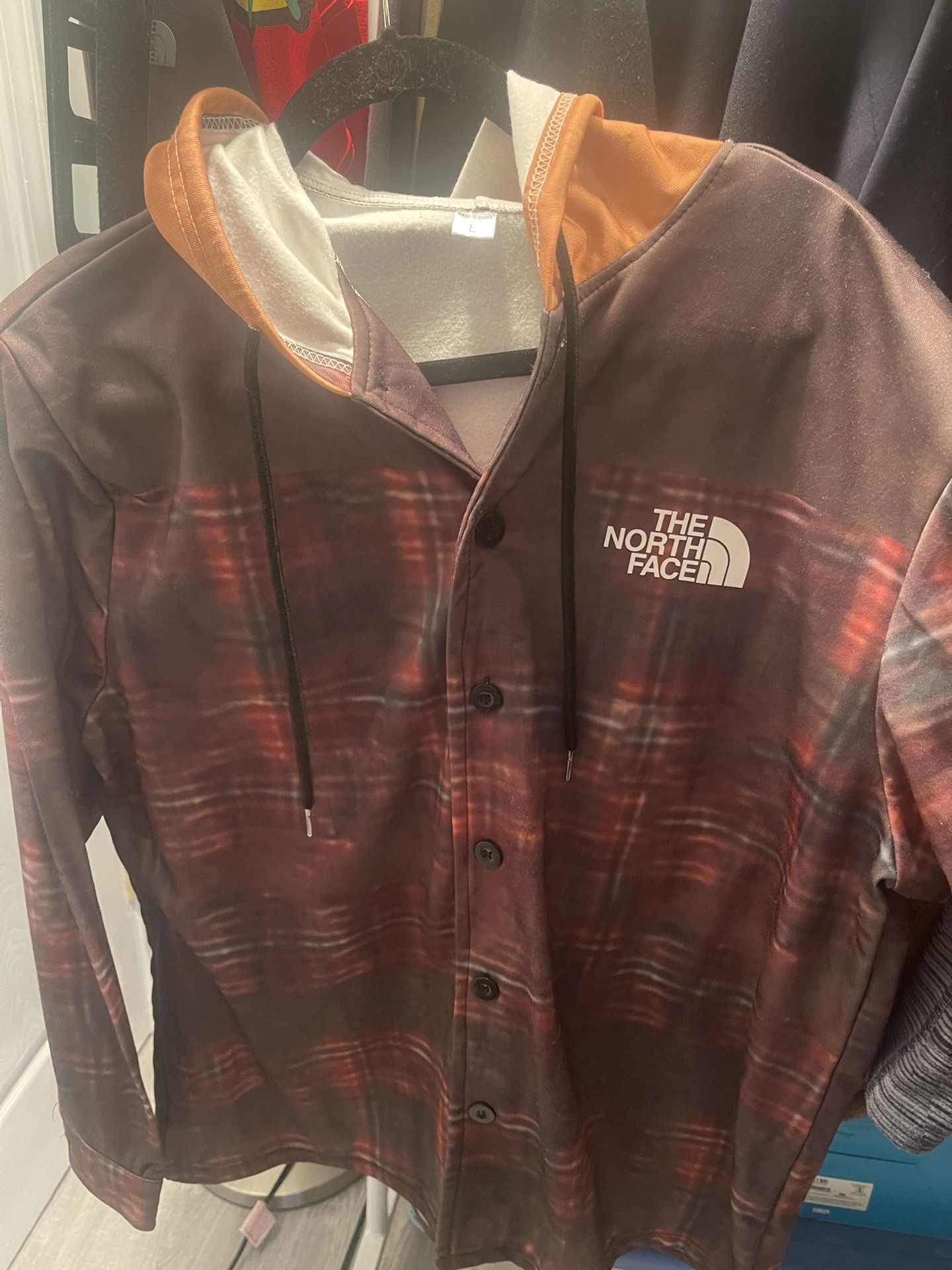 North face jacket/shirt button up