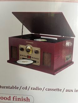 Sylvania 5-in-1 Turntable Stereo System