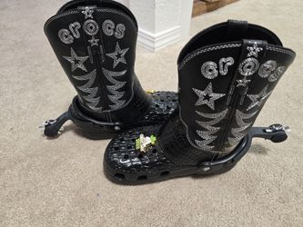Crocs Cowboy Boots 