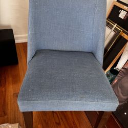 Blue Desk Or Dinning Room Chair 