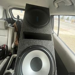 2 12” Subs