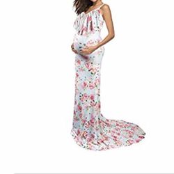 Maternity Fitted Dress/Gown Long