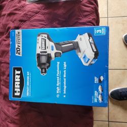 Hart Impact Driver Kit And 2 Pack Battery 20 V