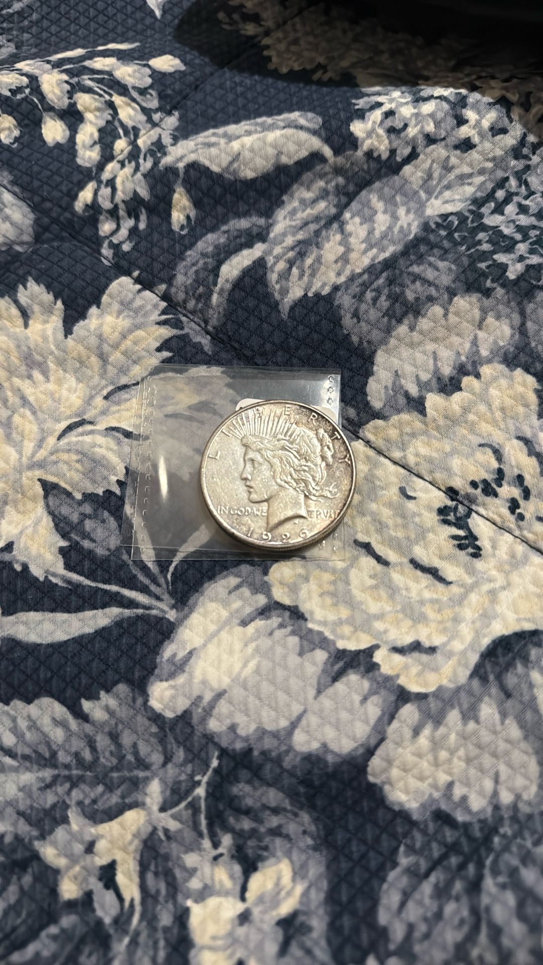 1926S Piece Dollar Is AU Condition