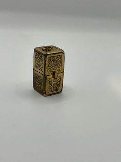 Antique A.L.L. CO Gold Filled Dice Shaker Charm