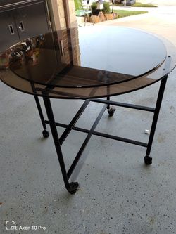 Office table with plastic top