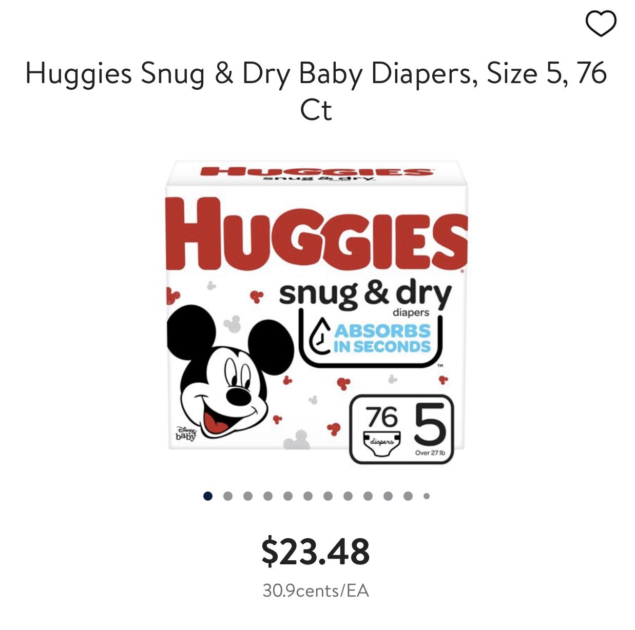 Huggies Sizes 5 -4