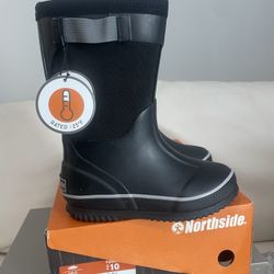 Boys Boots Black Brand New In Box Size 10