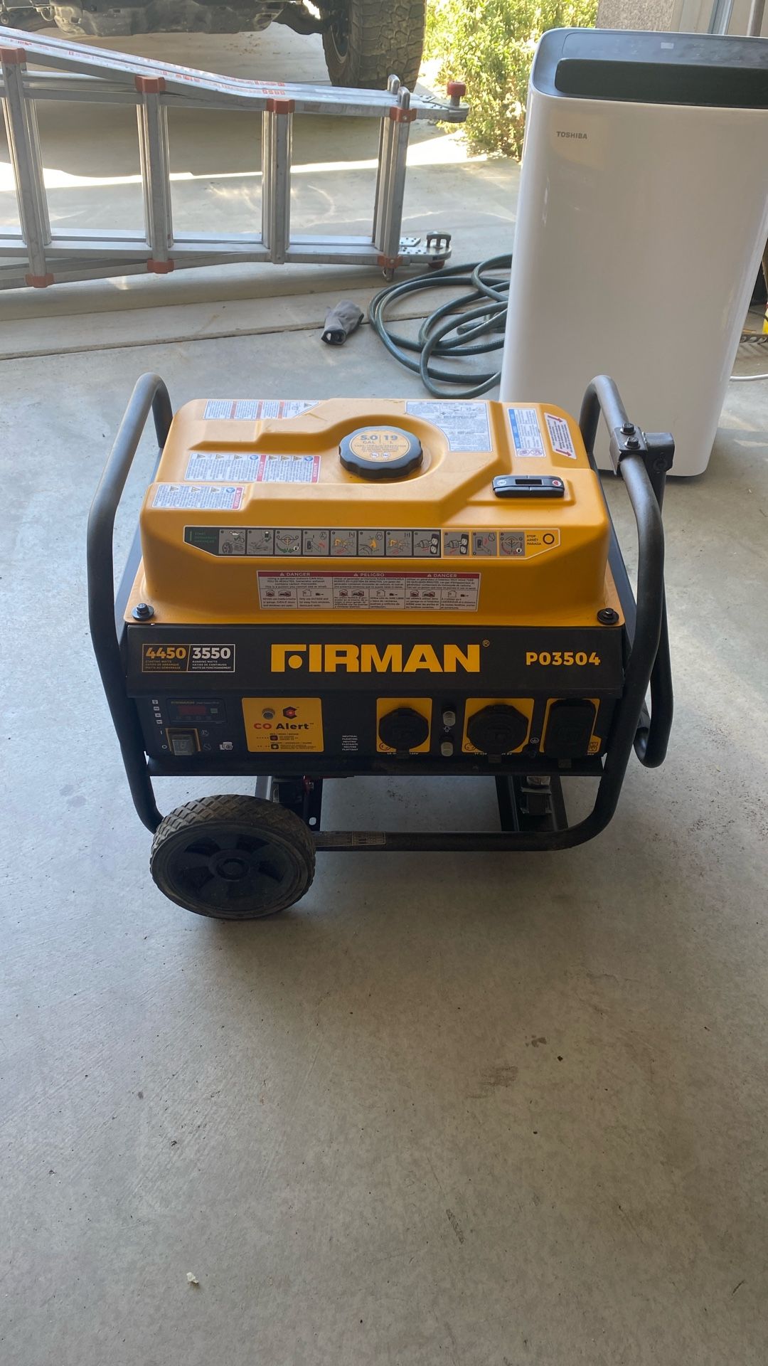 Portable generator 4450/3550
