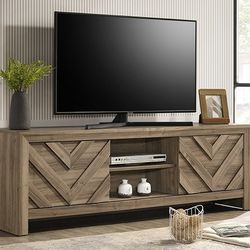 Tv Stand Light Brown Finish. New Especial Price 
