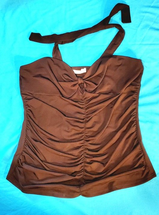 Belle Pouge Retro halter top