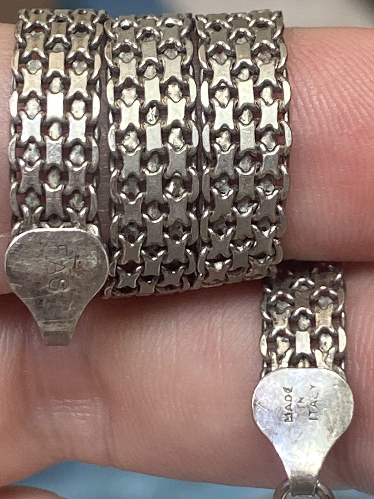 Vintage 925 FAS Made In Italy Bracelet