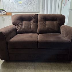 Lovely Brown Loveseat