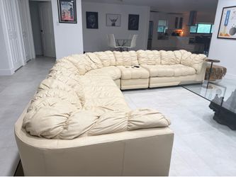 Vintage Leather Sectional - Leathermans Guild