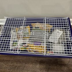 Cage & Starter Kit For Small Mammal / Rabbit
