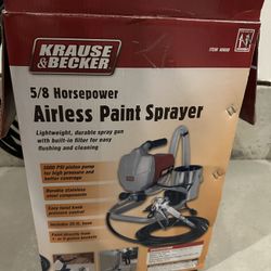 Krause & Becker 5/8 Hp Airless Paint Sprayer